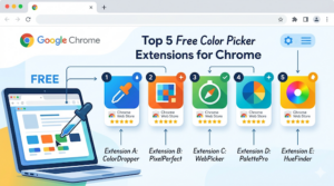 Top 5 Free Color Picker Extensions for Chrome
