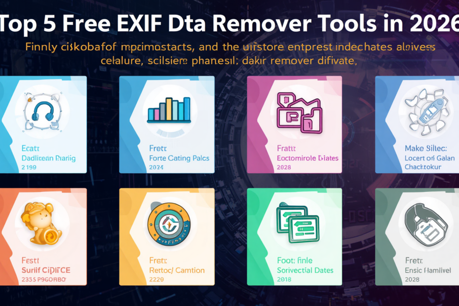 Top 5 Free EXIF Data Remover Tools in 2026