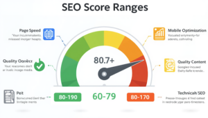 Read more about the article What Is a Good SEO Score? (And How to Reach 80+)
